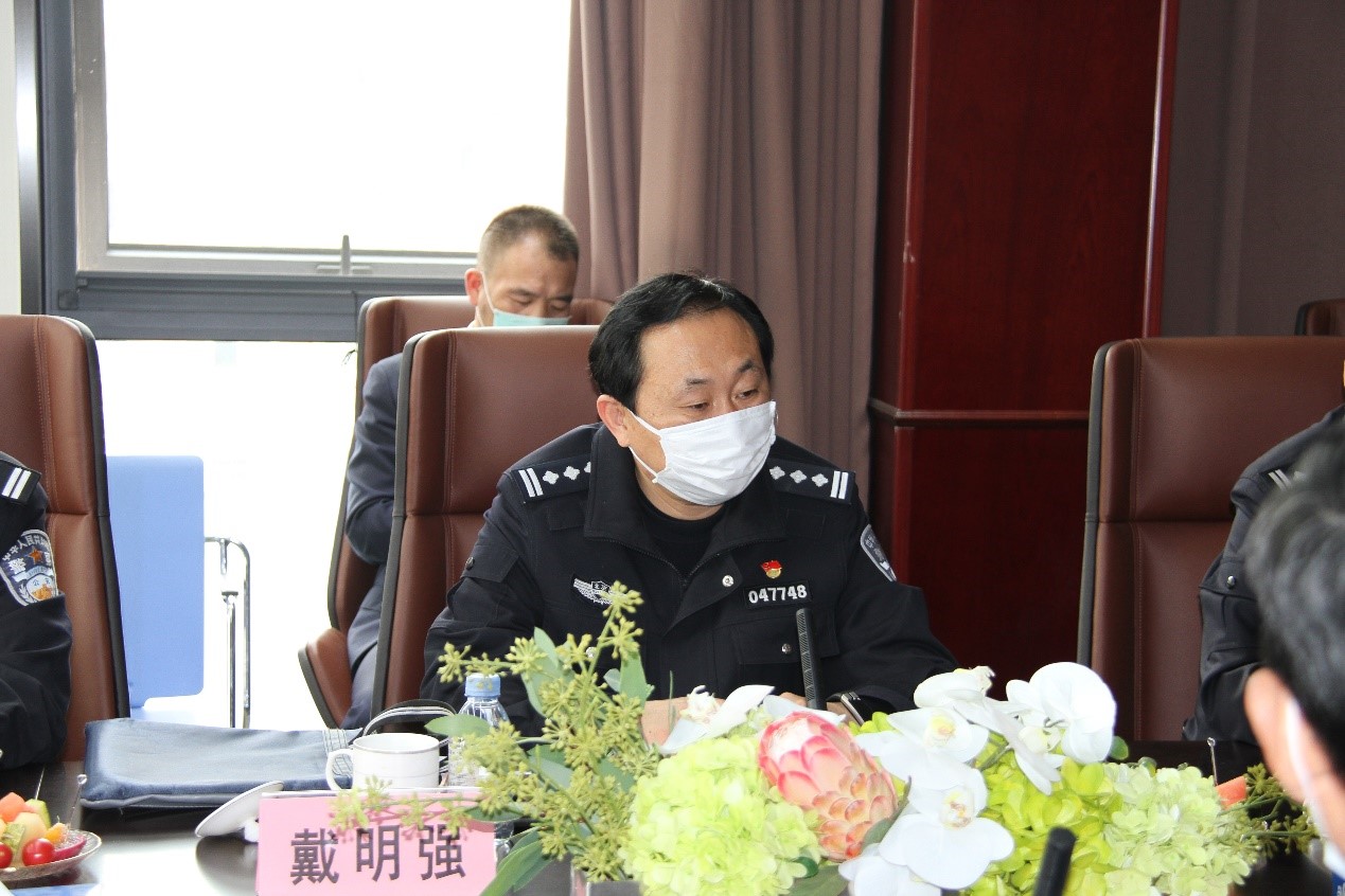 北京市公安局治安治理总队保安治理支队副支队长任鹏等向导莅临必发bifa集团检查指导“清网治违”事情开展情形 - 公司新闻 - 必发bifa